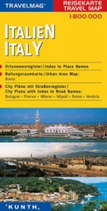 KUNTH Reisekarte Italien 1:800 000 - 