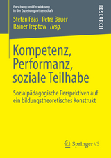 Kompetenz, Performanz, soziale Teilhabe - 