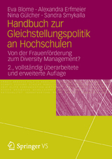 Handbuch zur Gleichstellungspolitik an Hochschulen - Eva Blome, Alexandra Erfmeier, Nina G&uuml;lcher, Sandra Smykalla