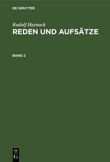 Reden und Aufs&auml;tze - Rudolf Harnack