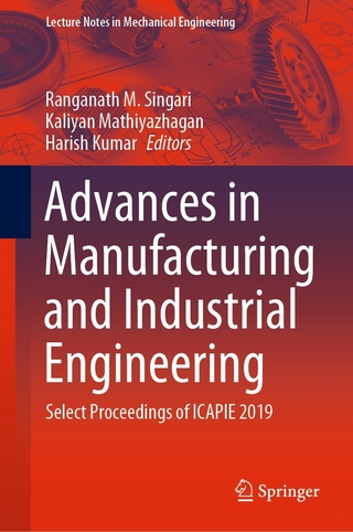 Advances in Manufacturing and Industrial Engineering