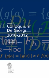 Colloquium De Giorgi 2010-2012 - 