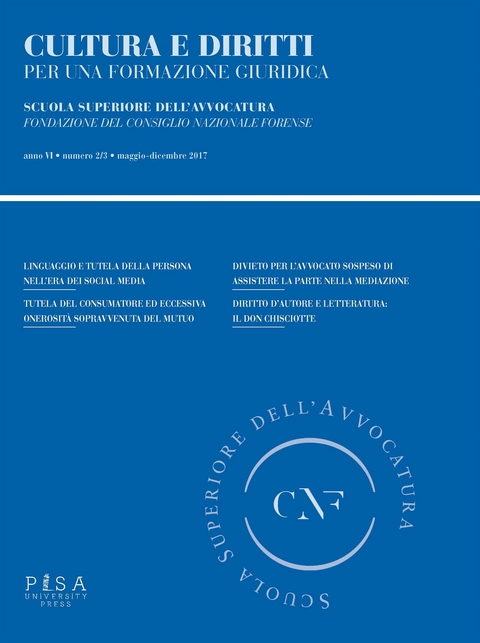 Cultura e Diritti 2/3 2017 -  AA.Vv.