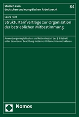 Strukturtarifvertr&auml;ge zur Organisation der betrieblichen Mitbestimmung - Laura P&uuml;tz