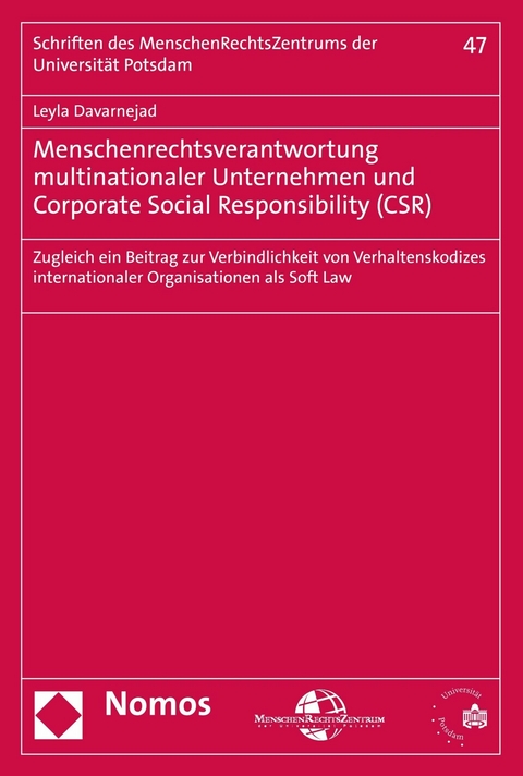 Menschenrechtsverantwortung multinationaler Unternehmen und Corporate Social Responsibility (CSR) - Leyla Davarnejad