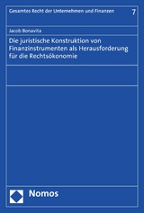 Die juristische Konstruktion von Finanzinstrumenten als Herausforderung f&uuml;r die Rechts&ouml;konomie - Jacob Bonavita