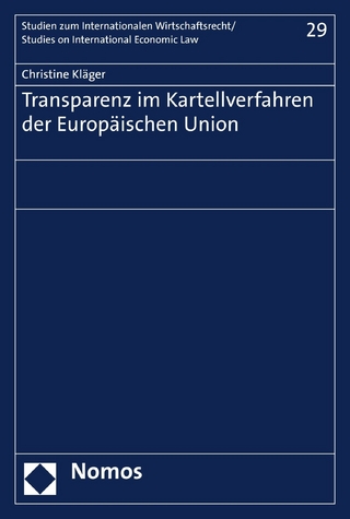 Transparenz im Kartellverfahren der Europäischen Union