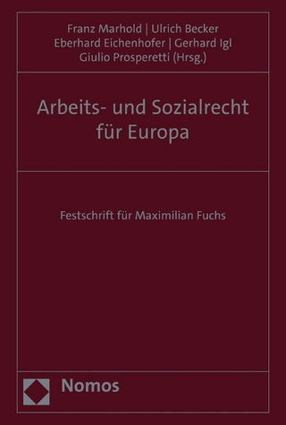 Arbeits- und Sozialrecht für Europa