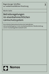 Betriebsregelungen im eisenbahnrechtlichen Lärmschutzsystem - Martin Seiler