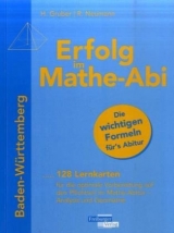 Erfolg im Mathe-Abi Lernkarten Baden-Württemberg - Helmut, Gruber; Robert, Neumann