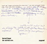 Der Sechste Sinn - Konrad Bayer