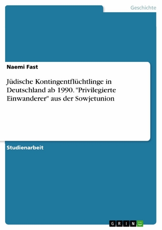 Jüdische Kontingentflüchtlinge in Deutschland ab 1990. 