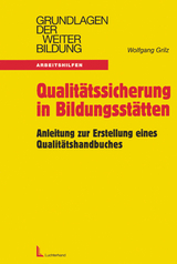 Qualit&auml;tssicherung in Bildungsst&auml;tten - Wolfgang Grilz