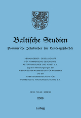 Baltische Studien, Pommersche Jahrb&uuml;cher f&uuml;r Landesgeschichte. Band 92 NF - 