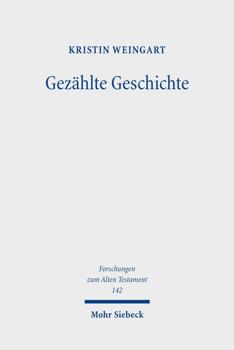 Gezählte Geschichte -  Kristin Weingart