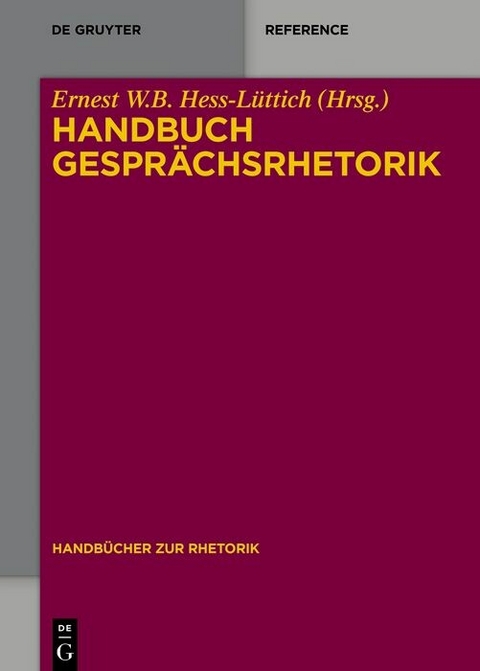 Handbuch Gesprächsrhetorik - 