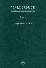 Pfarrerbuch der Kirchenprovinz Sachsen - 