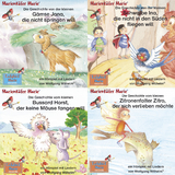 Die Geschichte von der kleinen G&auml;mse Jana, die nicht springen will. / Die Geschichte von der kleinen Schwalbe Ina, die nicht in den S&uuml;den fliegen will. / Die Geschichte vom kleinen Bussard Horst, der keine M&auml;use fangen will / Die Geschichte vom kleinen Zitronenfalter Zitro, der sich verlieben m&ouml;chte. - Wolfgang Wilhelm