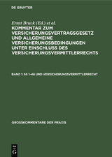 &sect;&sect; 1-48 und Versicherungsvermittlerrecht - 