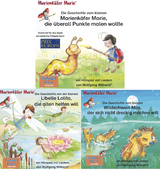 Die Geschichte vom kleinen Marienk&auml;fer Marie, die &uuml;berall Punkte malen wollte / Die Geschichte von der kleinen Libelle Lolita, die allen helfen will / Die Geschichte vom kleinen Wildschwein Max, der sich nicht dreckig machen will. - Wolfgang Wilhelm
