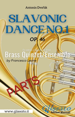 Brass Quintet: Slavonic Dance no.1 by Dvořák (set of 9 parts)