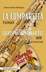 Saxophone Quartet "La Cumparsita" tango (score) - Gerardo Matos Rodr&iacute;guez