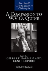 A Companion to W. V. O. Quine - 