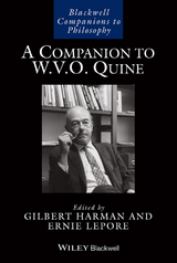 A Companion to W. V. O. Quine - 