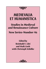 Medievalia et Humanistica, No. 46 - 