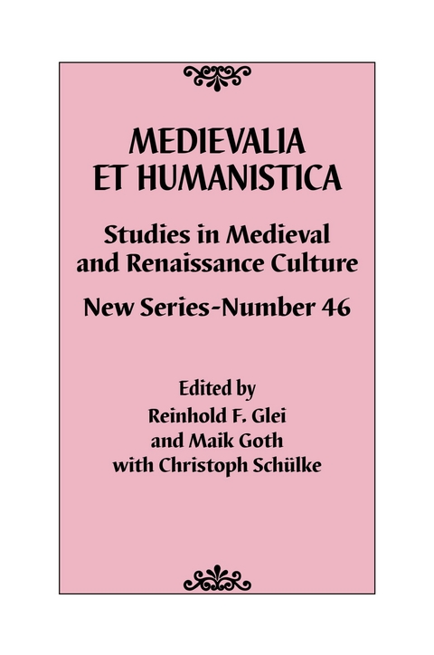 Medievalia et Humanistica, No. 46 - 
