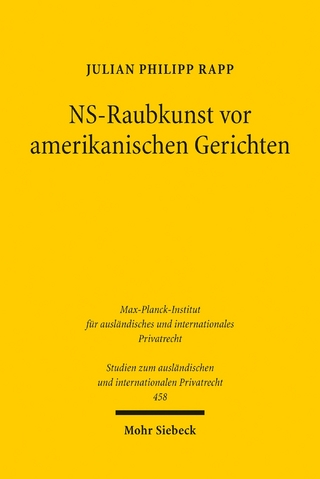 NS-Raubkunst vor amerikanischen Gerichten