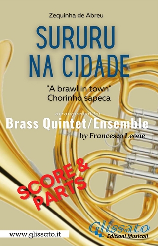 Brass Quintet sheet music: Sururu na Cidade (score & parts)