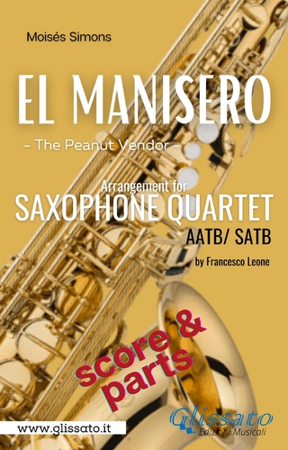 El Manisero - Sax Quartet (score & parts)