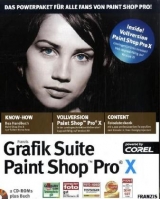 Franzis GrafikSuite Paint Shop Pro X,  2 CD-ROMs u. Buch