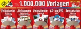 1.000.000 Vorlagen, 5 CD-ROMs u. 1 DVD-ROM