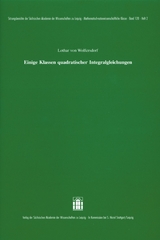 Einige Klassen quadratischer Integralgleichungen - Lothar von Wolfersdorf