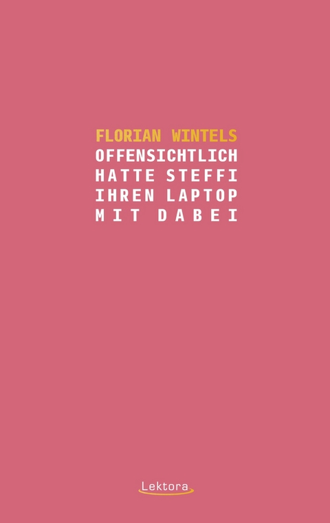 Offensichtlich hatte Steffi ihren Laptop mit dabei - Florian Wintels