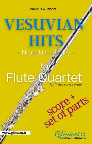 (Score) Vesuvian Hits for Flute Quartet
