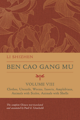 Ben Cao Gang Mu, Volume VIII - Li Shizhen
