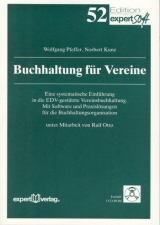 Buchhaltung f&uuml;r Vereine - Wolfgang Pfeffer, Norbert Kunz, Ralf Otto