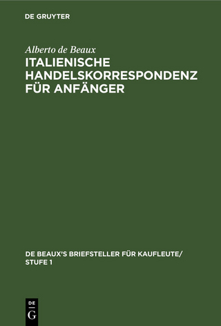 Italienische Handelskorrespondenz für Anfänger