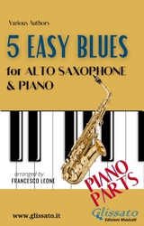 5 Easy Blues - Alto Saxophone & Piano (Piano parts) - Ferdinand "Jelly Roll" Morton, Joe "King" Oliver