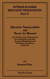 Allgemeine Naturgeschichte und Theorie des Himmels - Kant, Immanuel