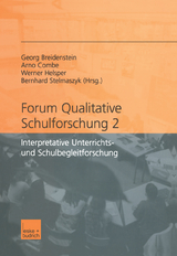 Forum qualitative Schulforschung 2 - 