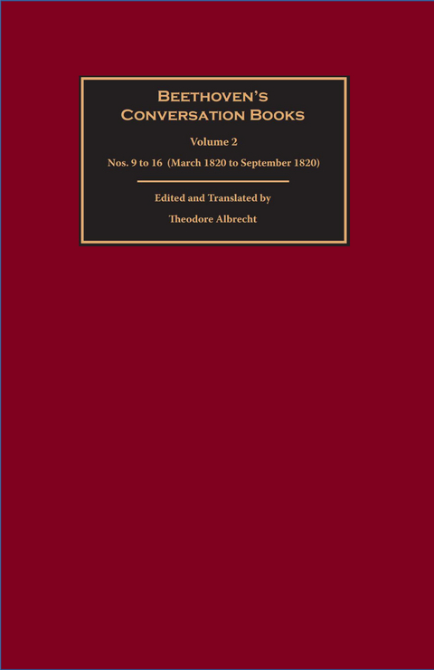 Beethoven's Conversation Books Volume 2