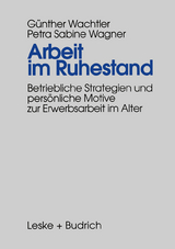 Arbeit im Ruhestand - G&uuml;nther Wachtler