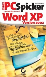 Word XP - PC-Spicker - Horst D Radtke