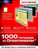 1000 Homepages für Dreamweaver, CD-ROM - 