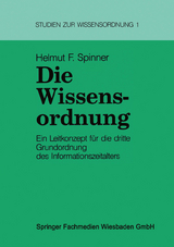 Die Wissensordnung - Helmut Spinner