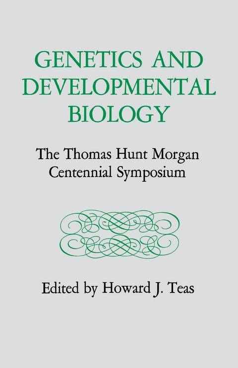 Genetics and Developmental Biology - 